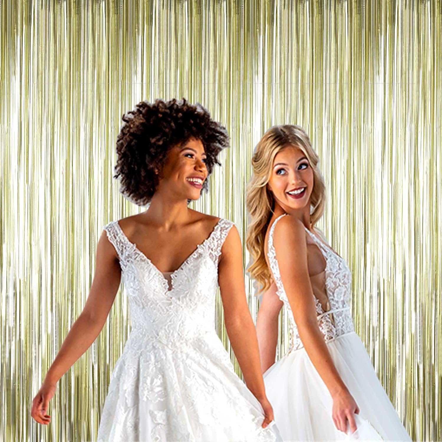 Mat Altın Püsküllü Kapı Perdesi - Parti, Bekarlığa Veda, Doğum Gü