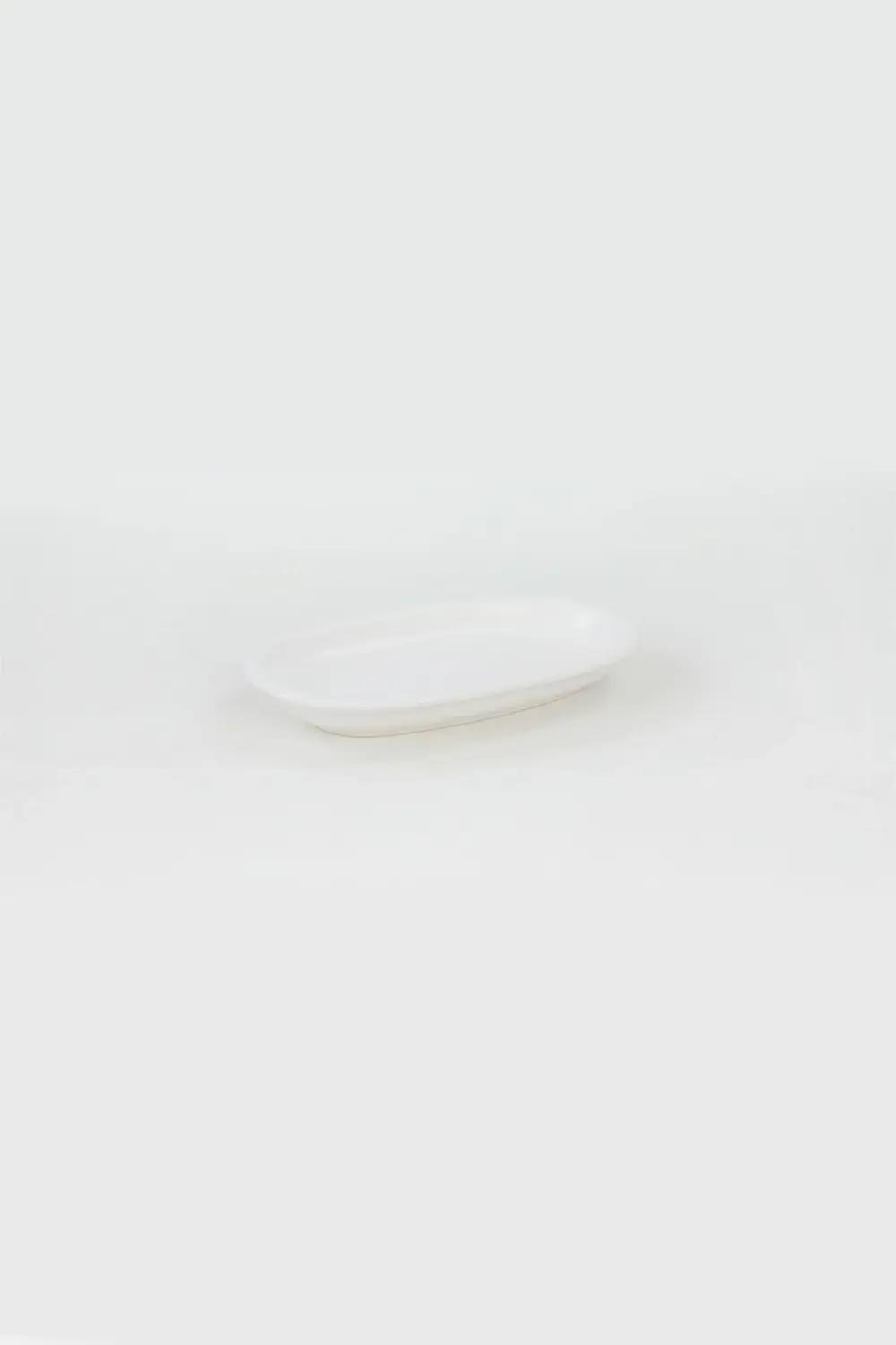 Mat Beyaz Hitit Kayık Tabak 19 Cm 2 Adet