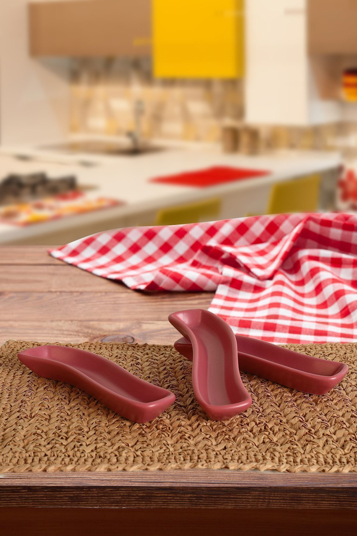 Keramika Mat Gül Kurusu İvory Zeytinlik 18 Cm 3 Adet 989
