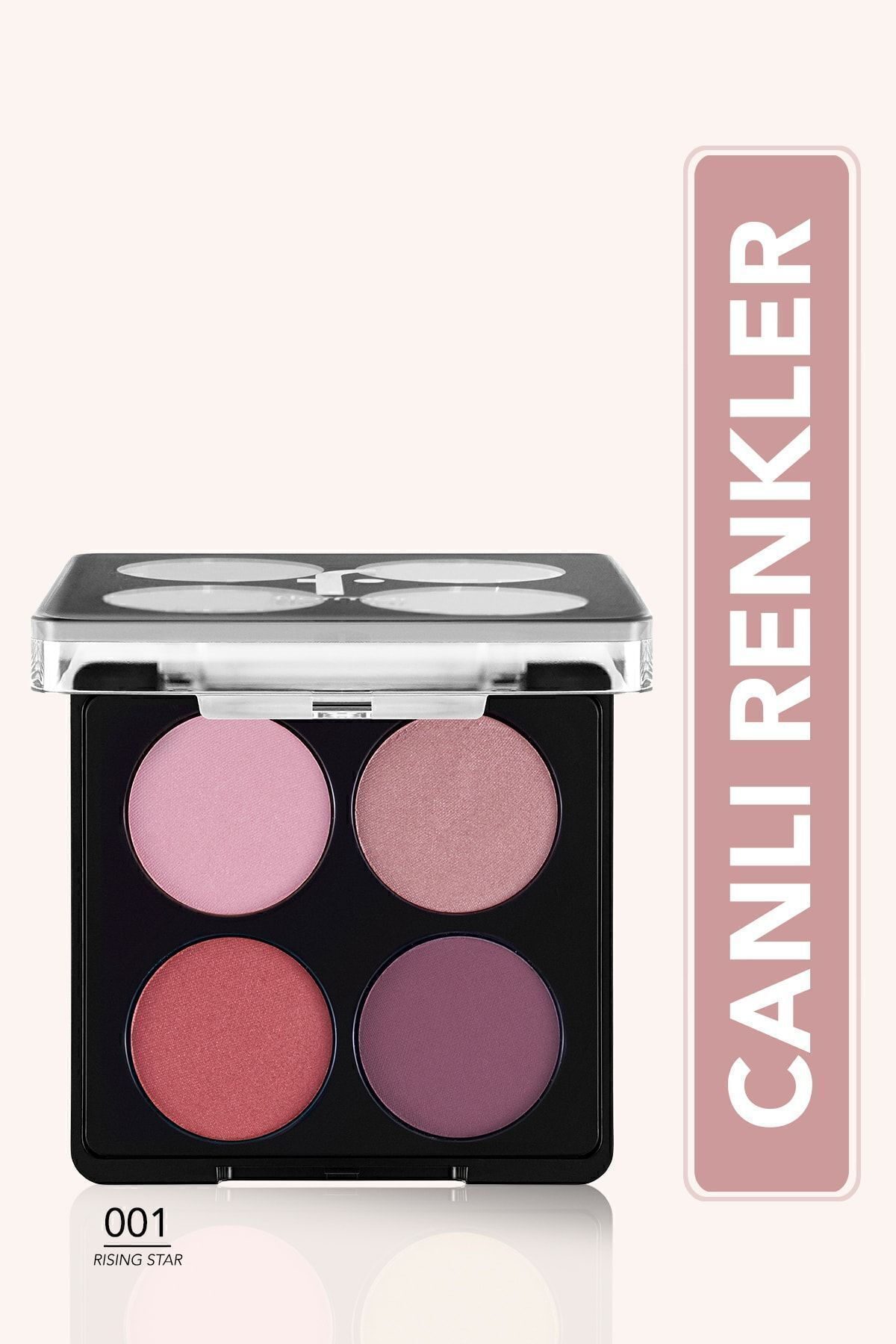 Flormar Mat & İşıltılı Far Paleti - Color Eyeshadow Palette - 001 Rising