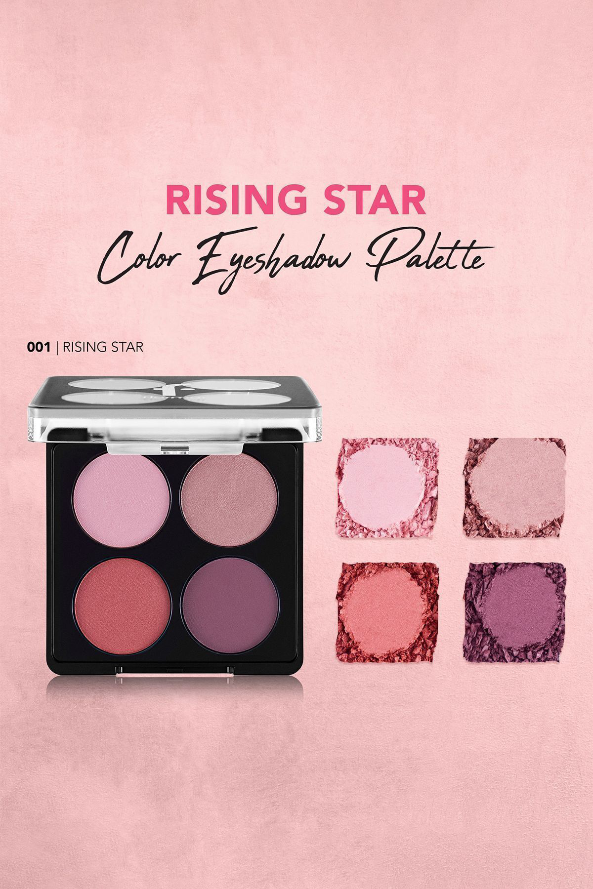 Flormar Mat & İşıltılı Far Paleti - Color Eyeshadow Palette - 001 Rising