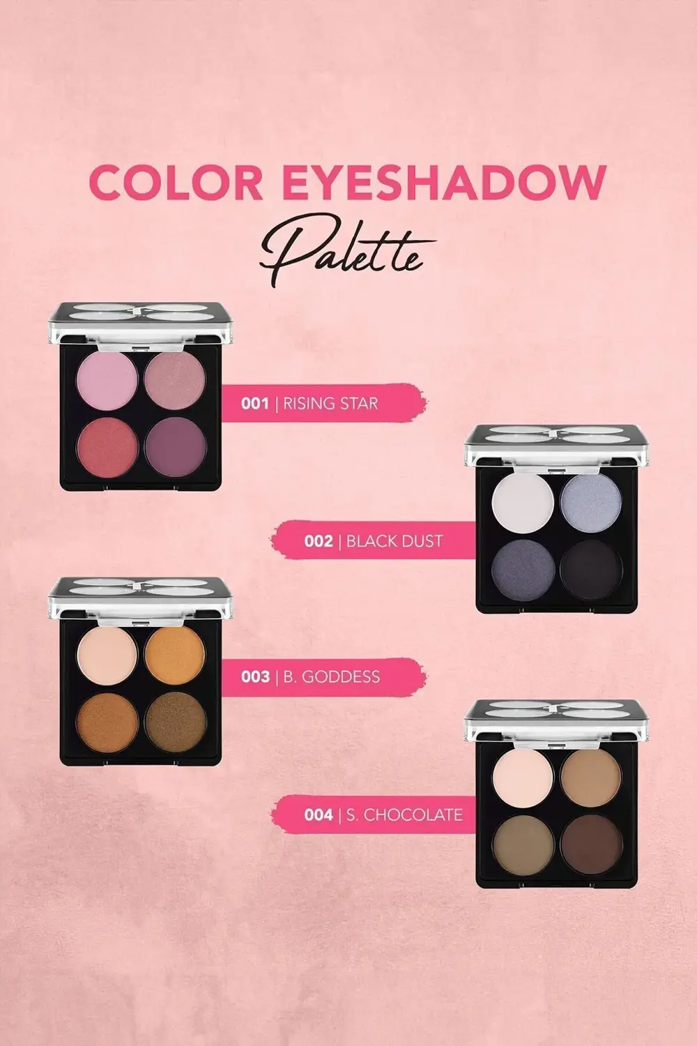 Mat & Işıltılı Far Paleti - Color Eyeshadow Palette - 003 Bronze