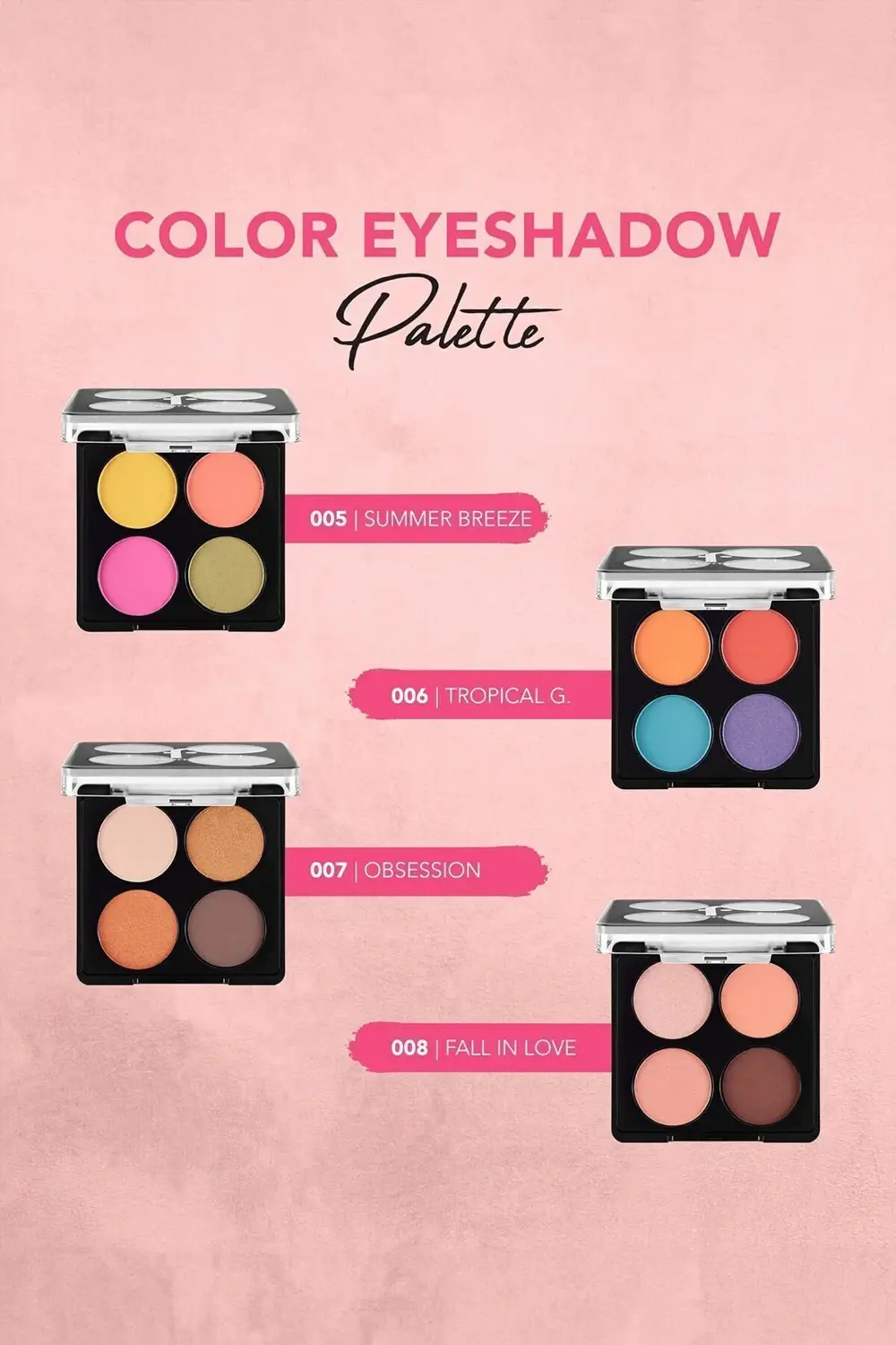 Mat & Işıltılı Far Paleti - Color Eyeshadow Palette - 003 Bronze