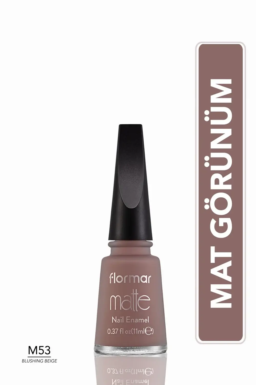 Mat Oje - Bej - Matte Nail Enamel Blushing Beige 8690604590421