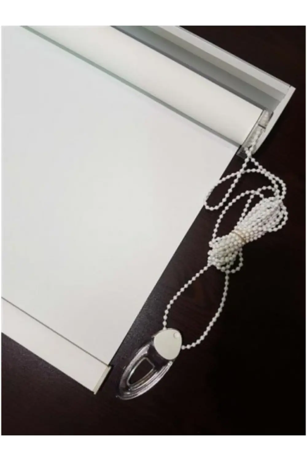 Mat Pearl Kalın Alüminyum Kasa Beyaz Güneşlik Stor Perde Yüksek K