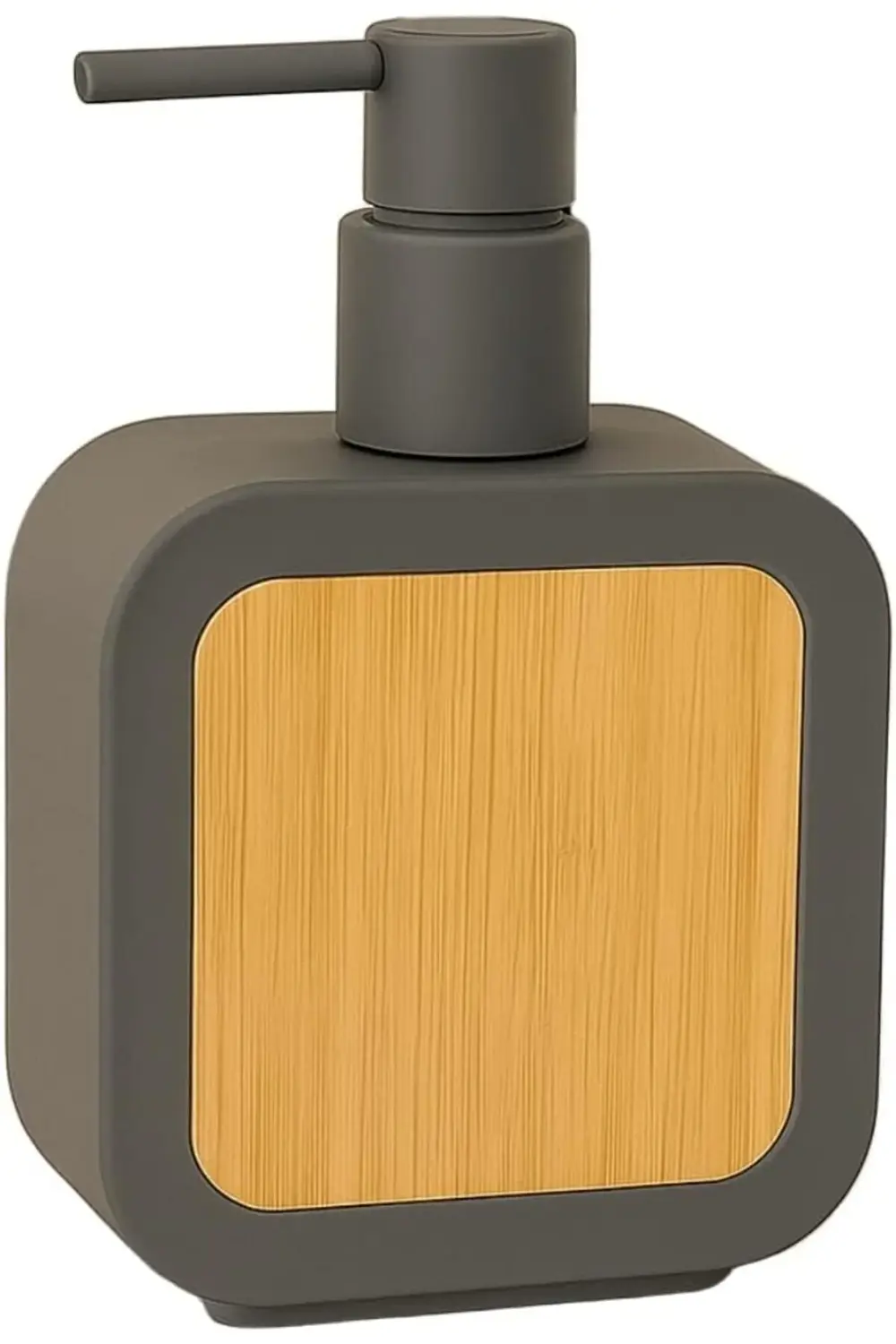 Mat Sabunluk | Ahşap Desenli Lüks, Ergonomik Tasarım, Ahşap Dispe