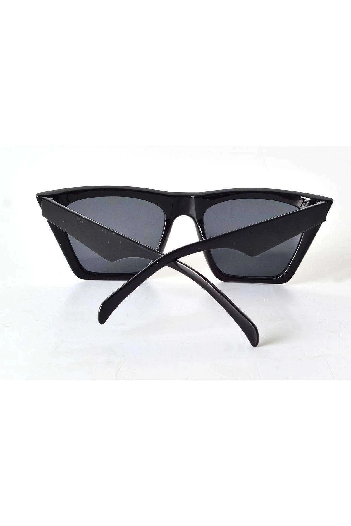 Mat Siyah Çerçeveli Unisex Güneş Gözlüğü - Moda Gözlük
