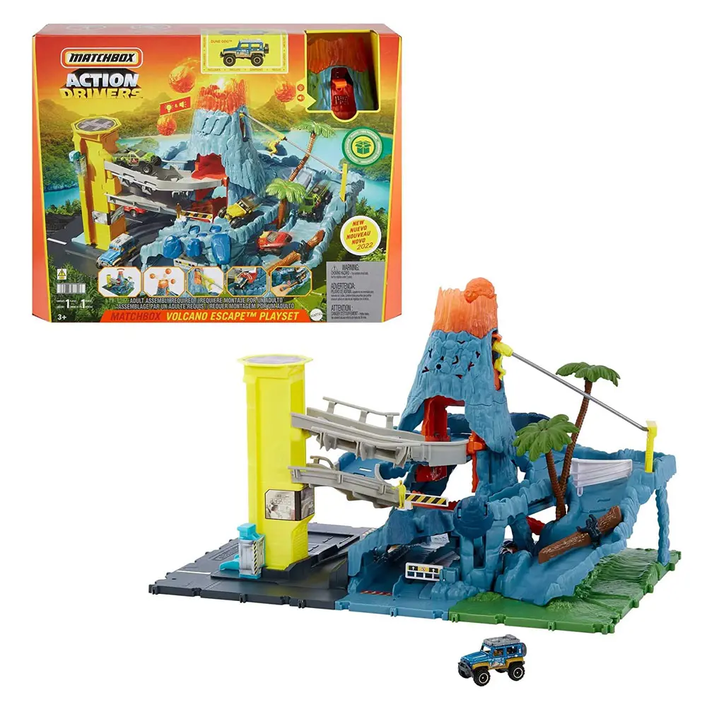 Matchbox Aksiyon Sürücüleri Volkanik Alanda Macera Oyun Seti HHW2