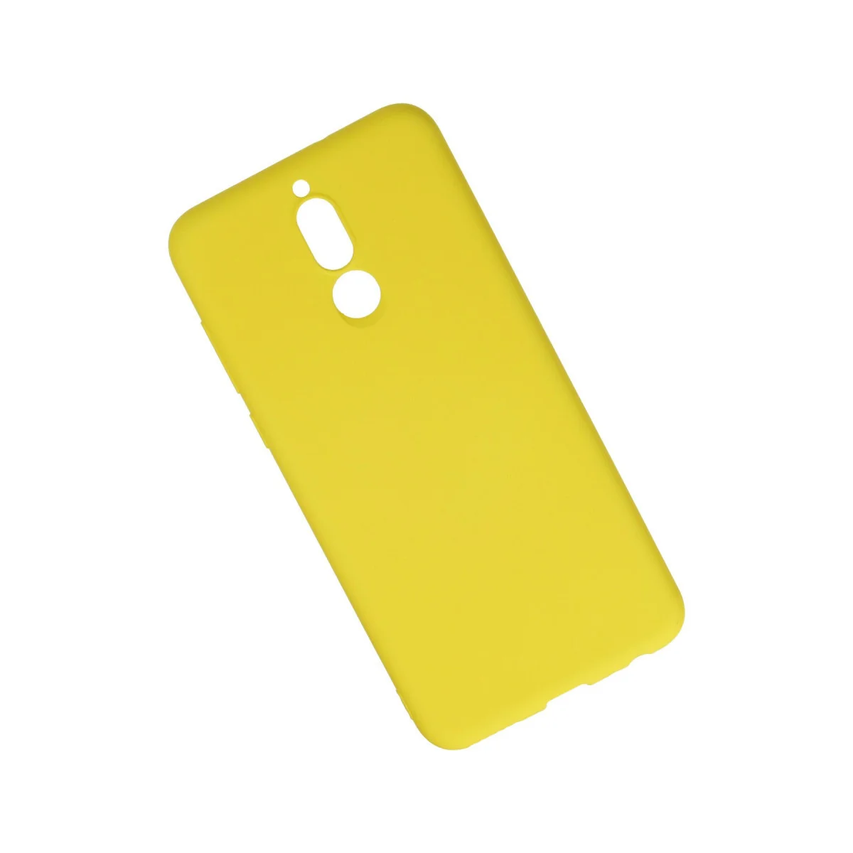 Mate 10 Lite Nano İçi Kadife Silikon Kılıf - Sarı