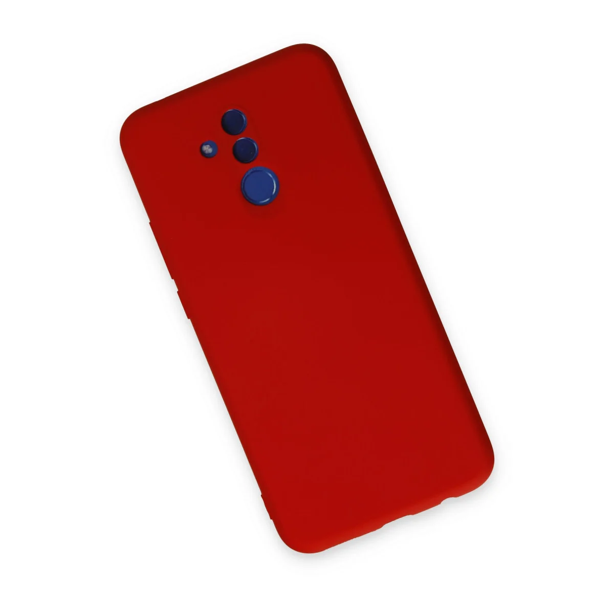 Mate 20 Lite Kılıf - Nano İçi Kadife Silikon Kırmızı Koruyucu Kılıf