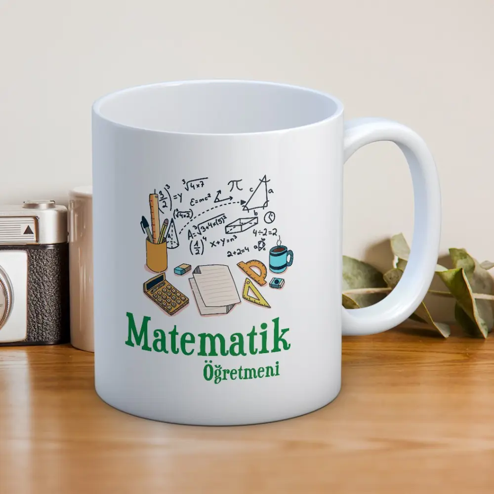 Matematik Öğretmenine Özel Kupa – Formüllerle Sevgi Dolu! Öğretme