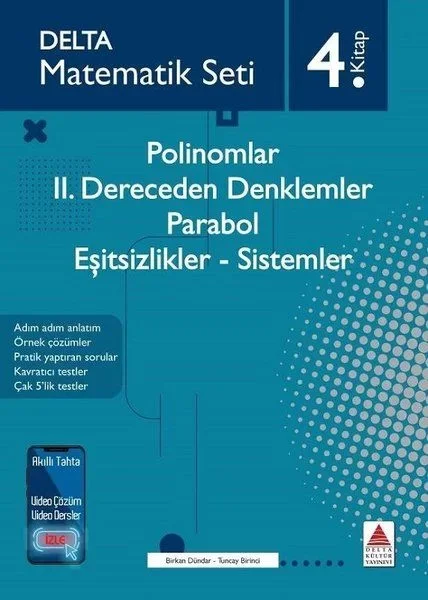 Matematik Seti 4.Kitap - Polinomlar-2. Dereceden Denklemler - Par