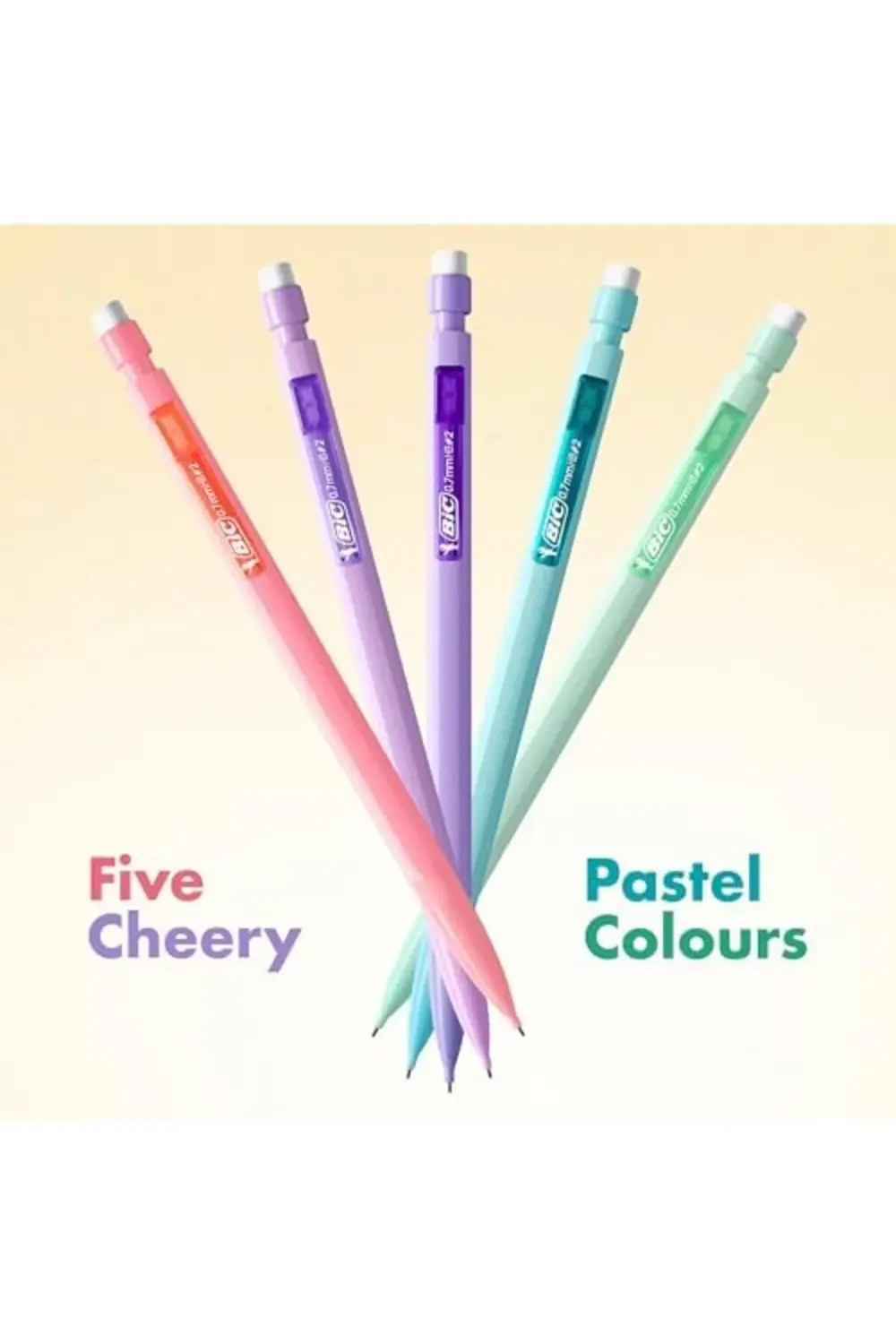 Matic Pastel 0.7 Uçlu Versatil 10'lu Poşet, 5 Farklı Pastel Renk