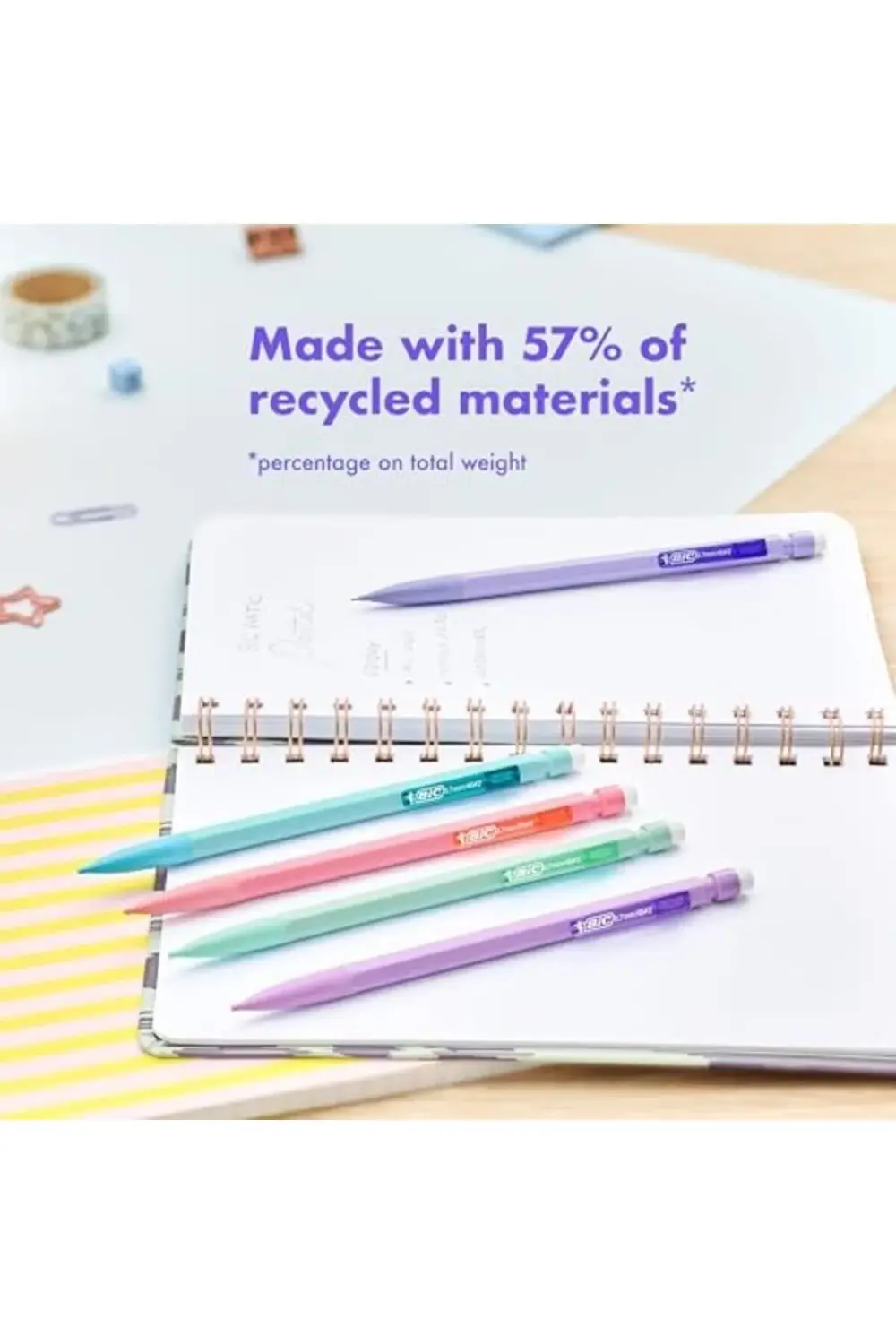 Matic Pastel 0.7 Uçlu Versatil 10'lu Poşet, 5 Farklı Pastel Renk