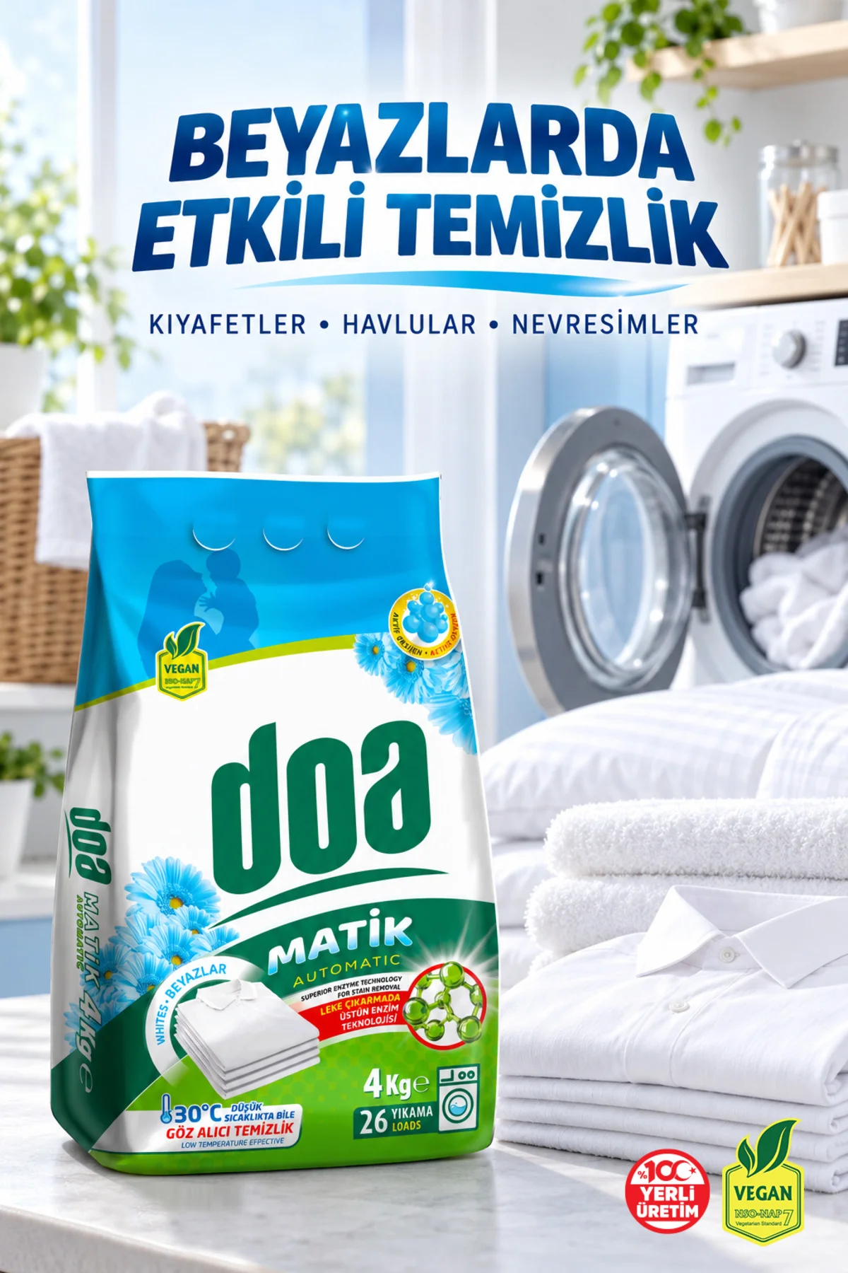 MATİK DETERJAN BEYAZLAR 4 KG