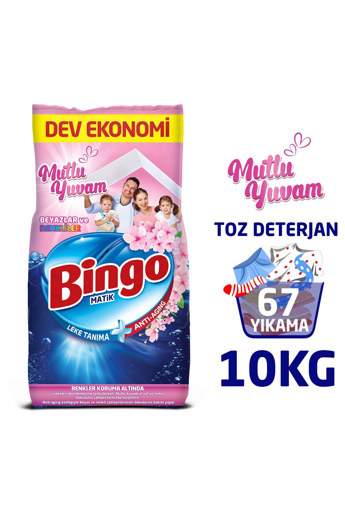 Matik Konsantre Toz Deterjan 10kg Mutlu Yuvam