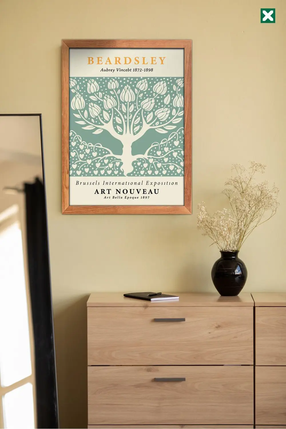 Matisse Dekorize 3’lü Set , Çerçeve Görünümlü Modern Mdf Tablo