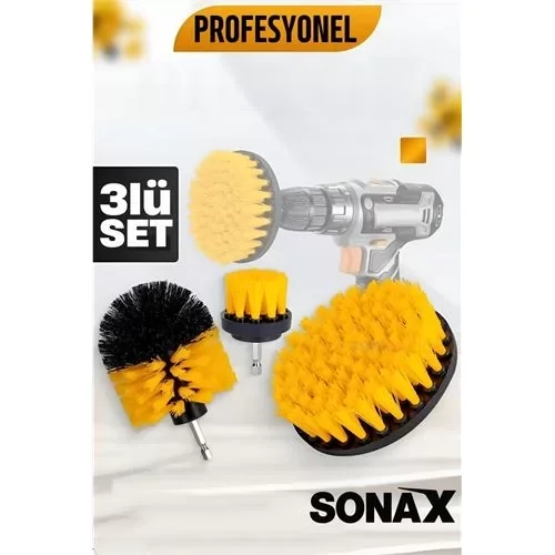 Matkap Fırçası - Matkap Ucuna Takılan Fırça Seti Sonax - Profesyonel Temizlik Fırçaları ( Lisinya ) Fiyatı, Yorumları ve Özellikleri