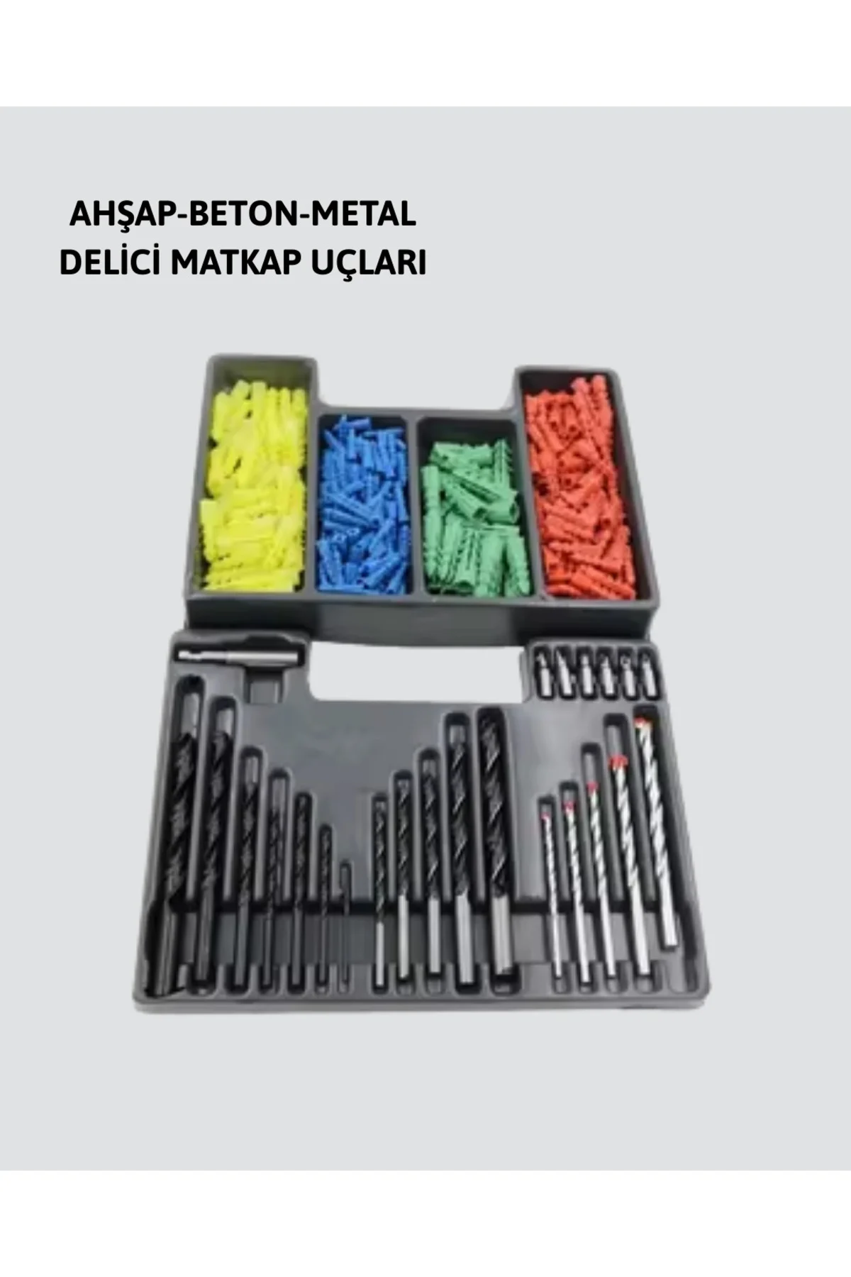 Matkap Ucu Seti Organizerli Çok Amaçlı Delme Uçları