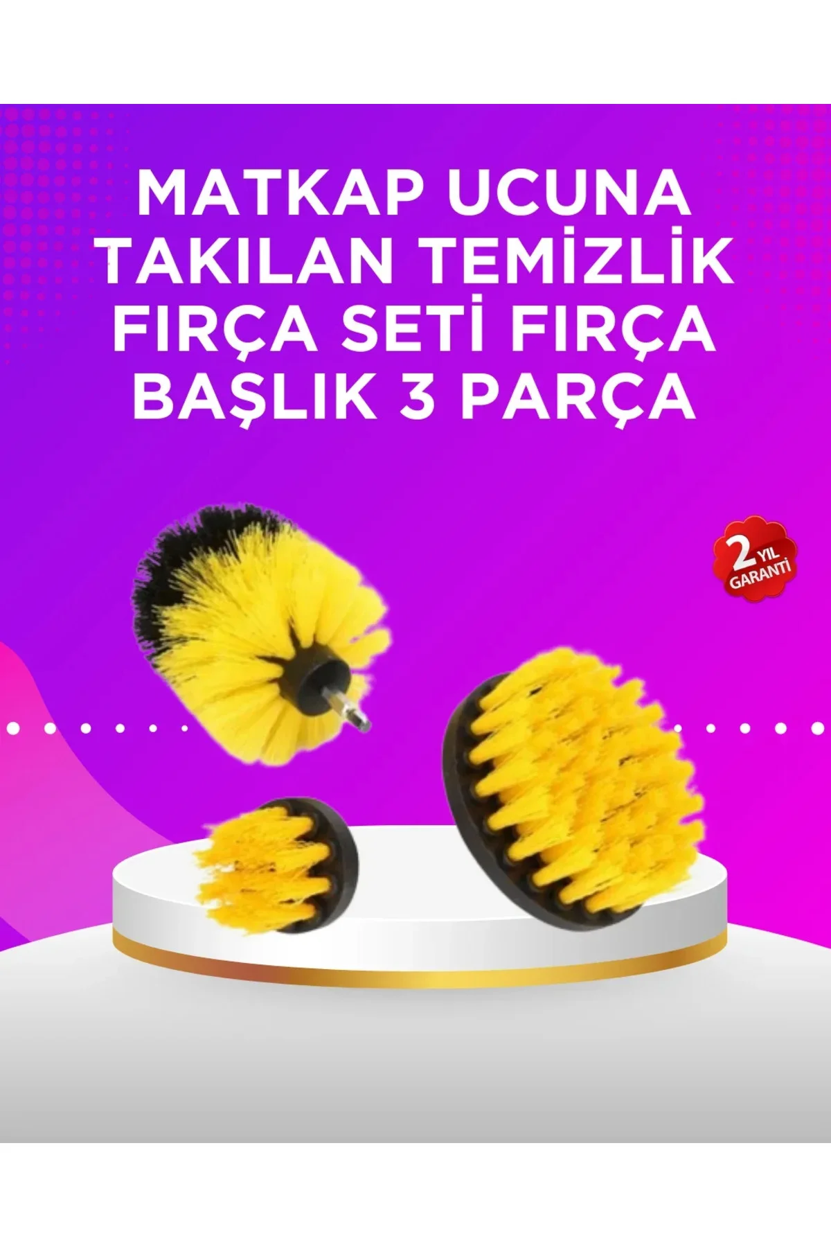 Matkap Ucu Tezlik Fırçası Seti Banyo Fayans Zen İçin