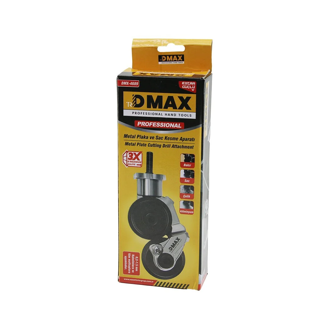 Matkapa Tak Kullan Metal Plaka - Sac Kesme Aparatı 0.2-1.5mm Kalınlıklara - Tüm Matkaplara Uyumlu 5224