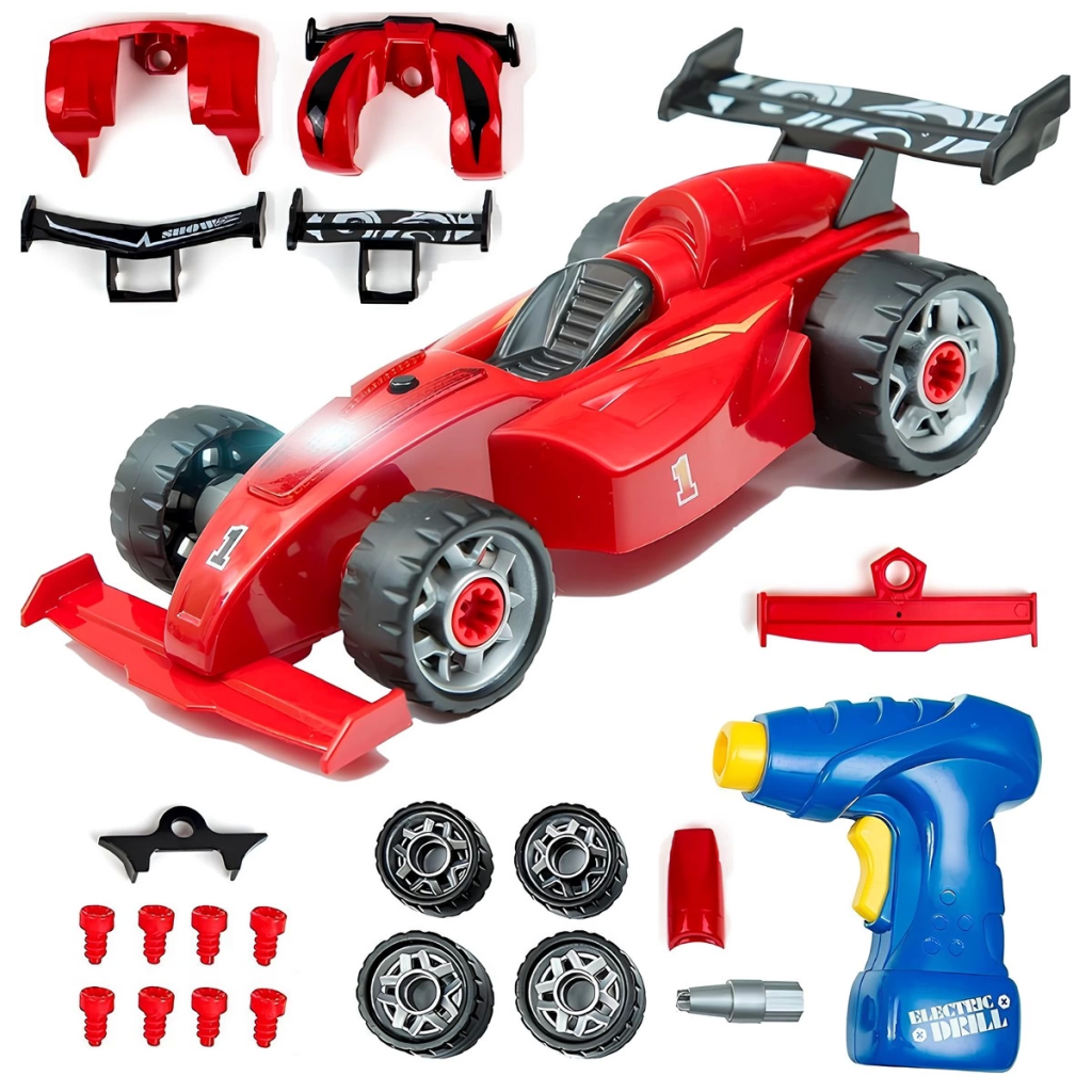 Matkaplı Formula F1 Araba Modifiye Seti Sesli Işıklı Sök Tak Matkaplı Formula F1 Araba Modifiye Seti Sesli Işıklı Sök Tak