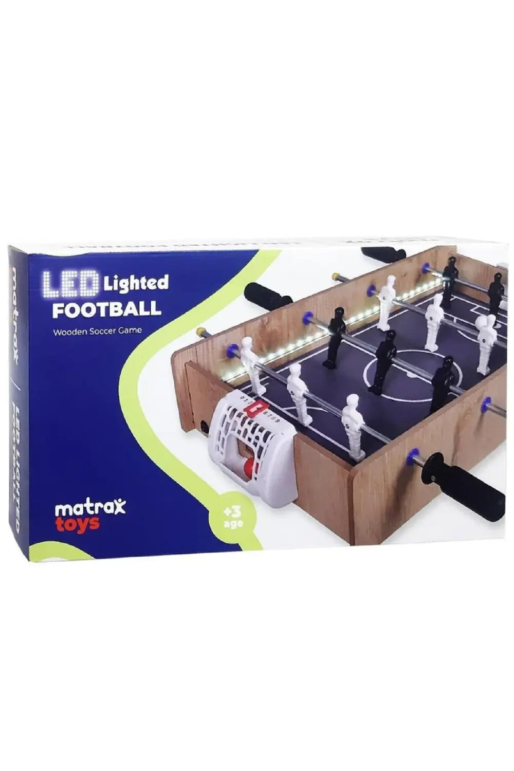 MATRAX 406 AHŞAP LEDLİ MASA MAÇI OYUNU