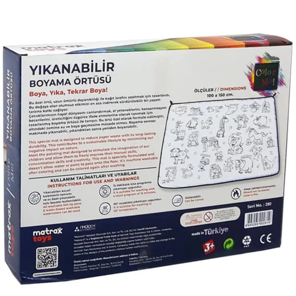Matrax Oyuncak Boyama Halısı MTRX281