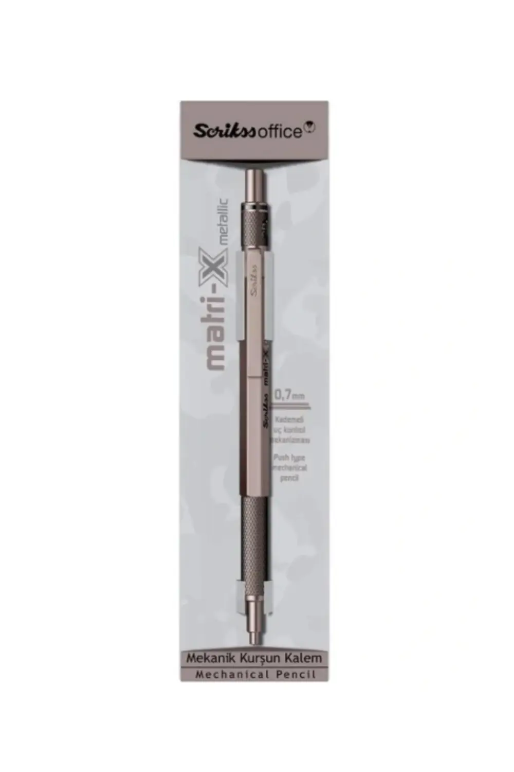 MATRI-X 0.7 MM VERSATİL 16 LI STANT METALİK ROSE