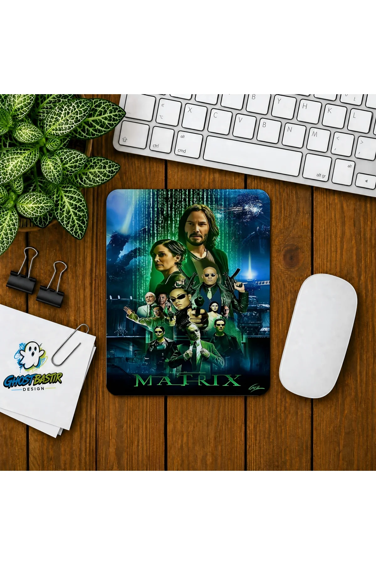 Matrix Baskılı Oyuncu Mousepad 0193