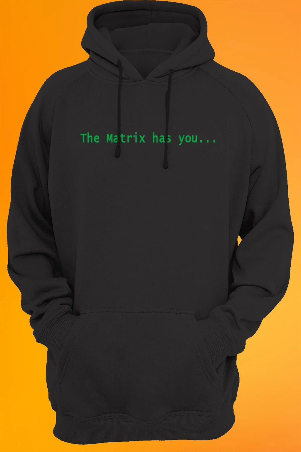 Matrix Yazışmalar Baskılı Kapüşonlu Sweatshirt