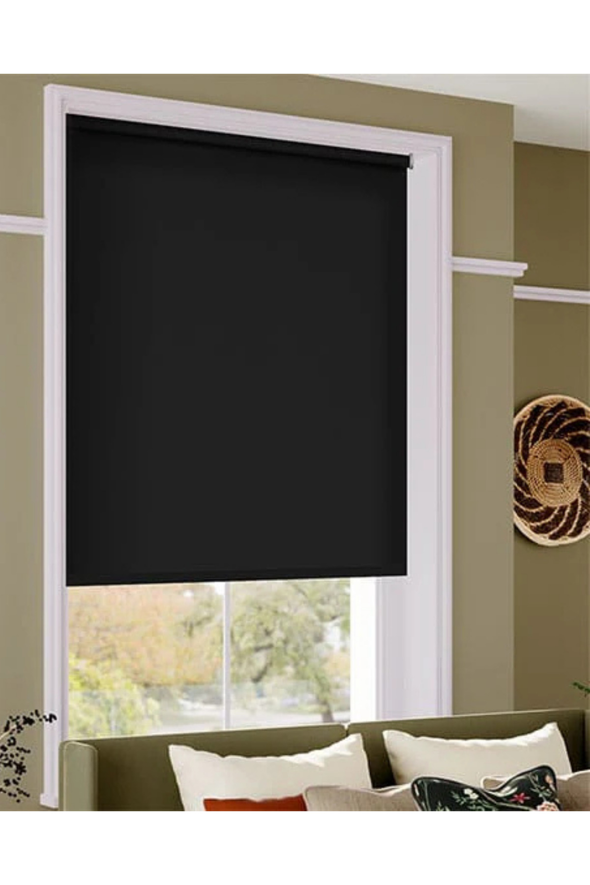 Matsun Keten Kalın Lüx Güneşlik Stor Perde, Alüminyum Kasalı Yüks