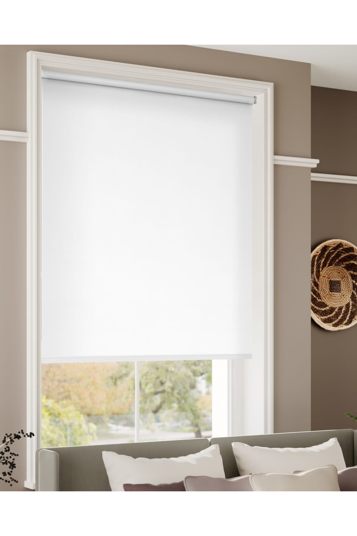 Matsun Keten Kalın Lüx Güneşlik Stor Perde, Alüminyum Kasalı Yüks