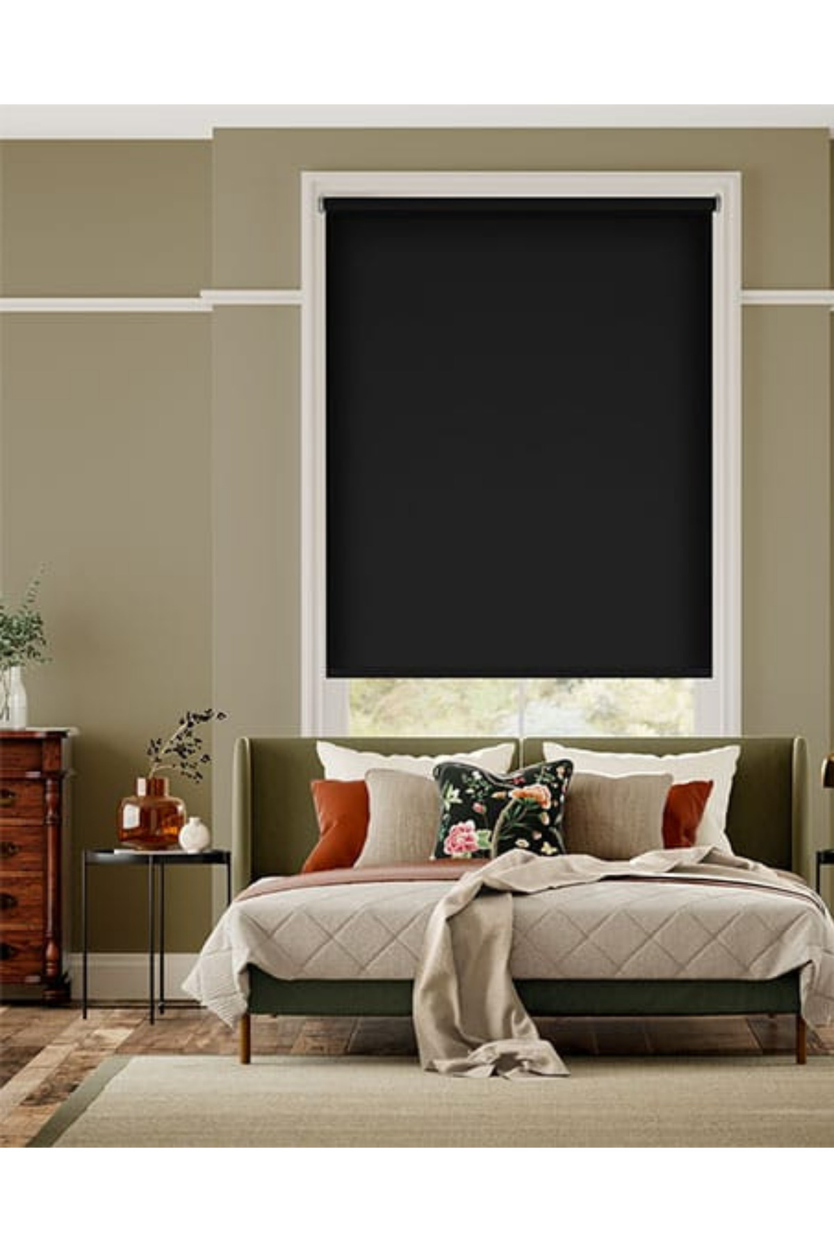 Matsun Keten Kalın Lüx Güneşlik Stor Perde, Alüminyum Kasalı Yüks