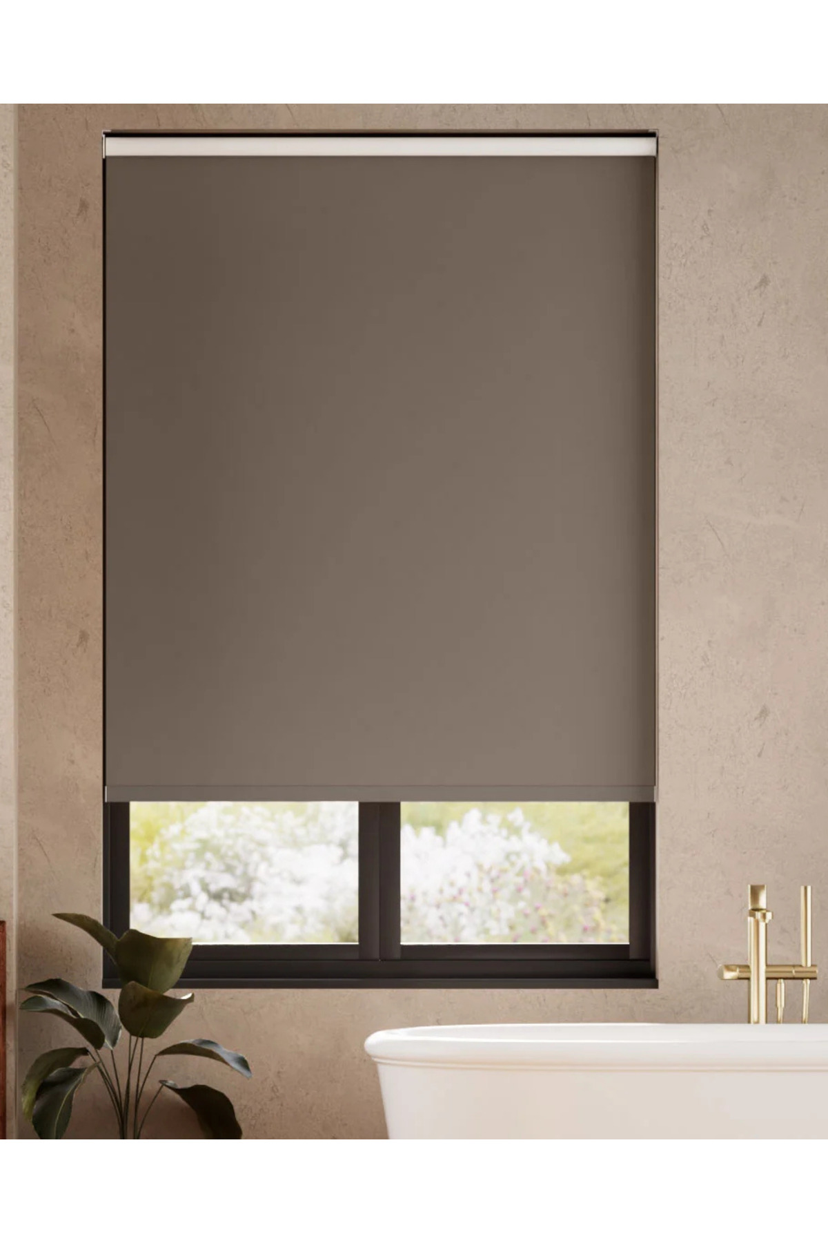 Matsun Keten Kalın Lüx Güneşlik Stor Perde, Alüminyum Kasalı Yüks