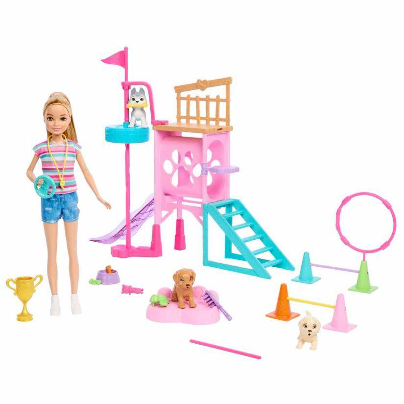 MATTEL BARBIE AILE HRM10 STACHIE KOPEKCIK OYUN PARKI-4