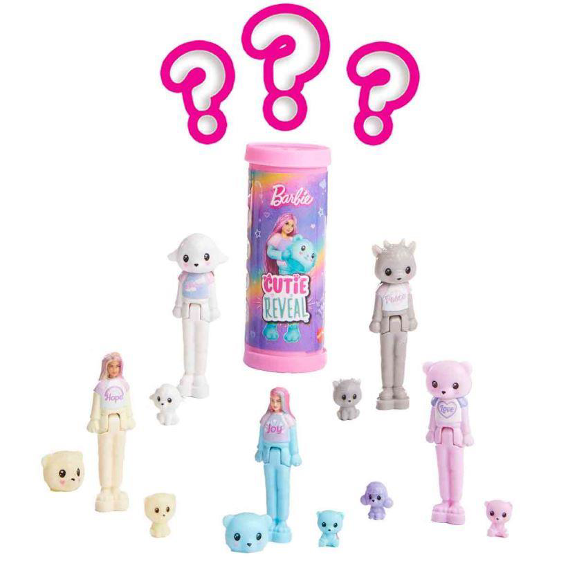 MATTEL BARBIE BARBILAND JCR15 CUTIE REVEAL SUPRIZ BEBEBLER-10