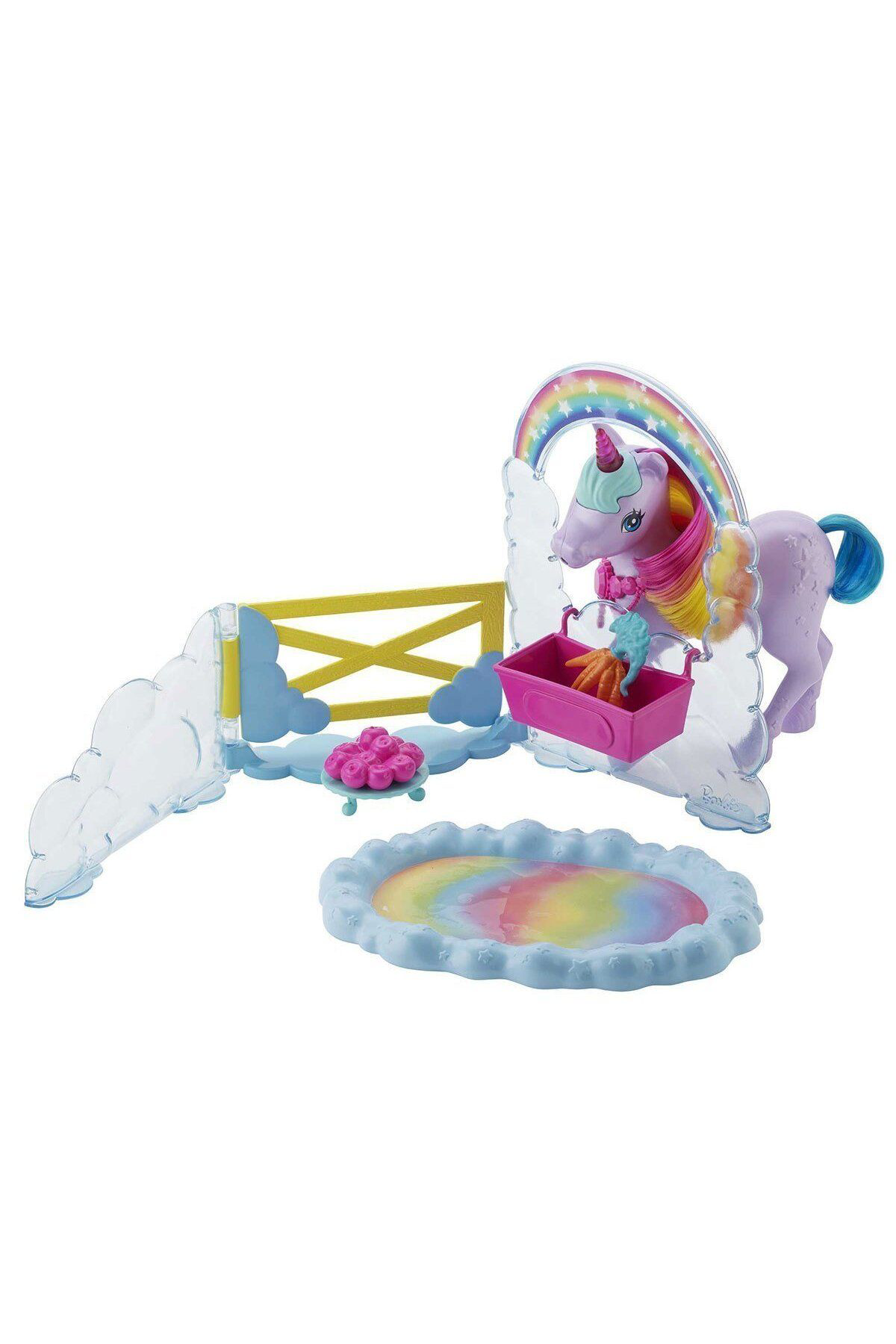 MATTEL BARBIE DREAMTOPIA GTG01 BEBEK VE TEK BOYNUZLU AT-6