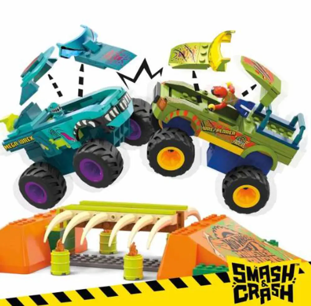 MATTEL MEGA HW HKF89 MEGA WREX DINOZOR KEMIKLI AKS.SAHAS-4