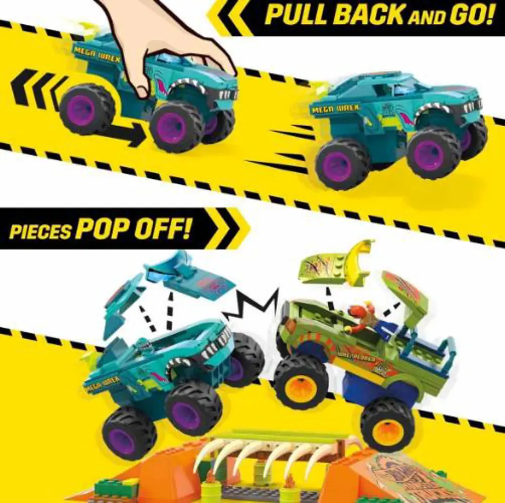 MATTEL MEGA HW HKF89 MEGA WREX DINOZOR KEMIKLI AKS.SAHAS-4