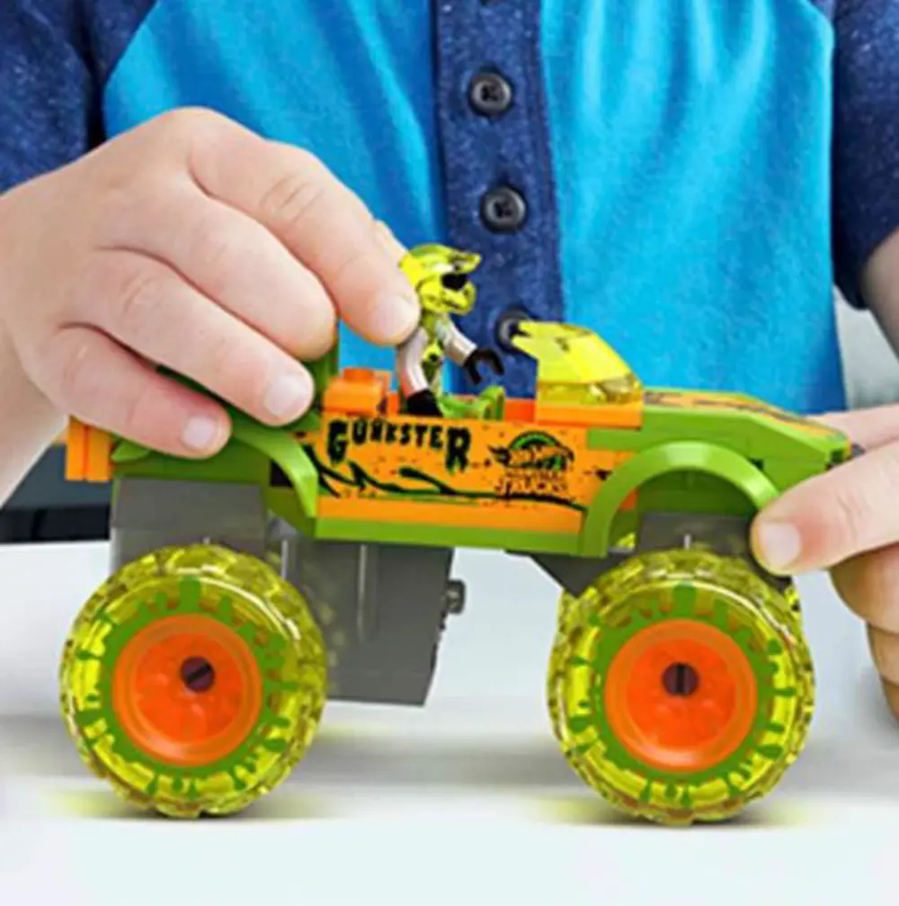 MATTEL MEGA HW HNG52 SMASH N CRASH GUNKSTER-5