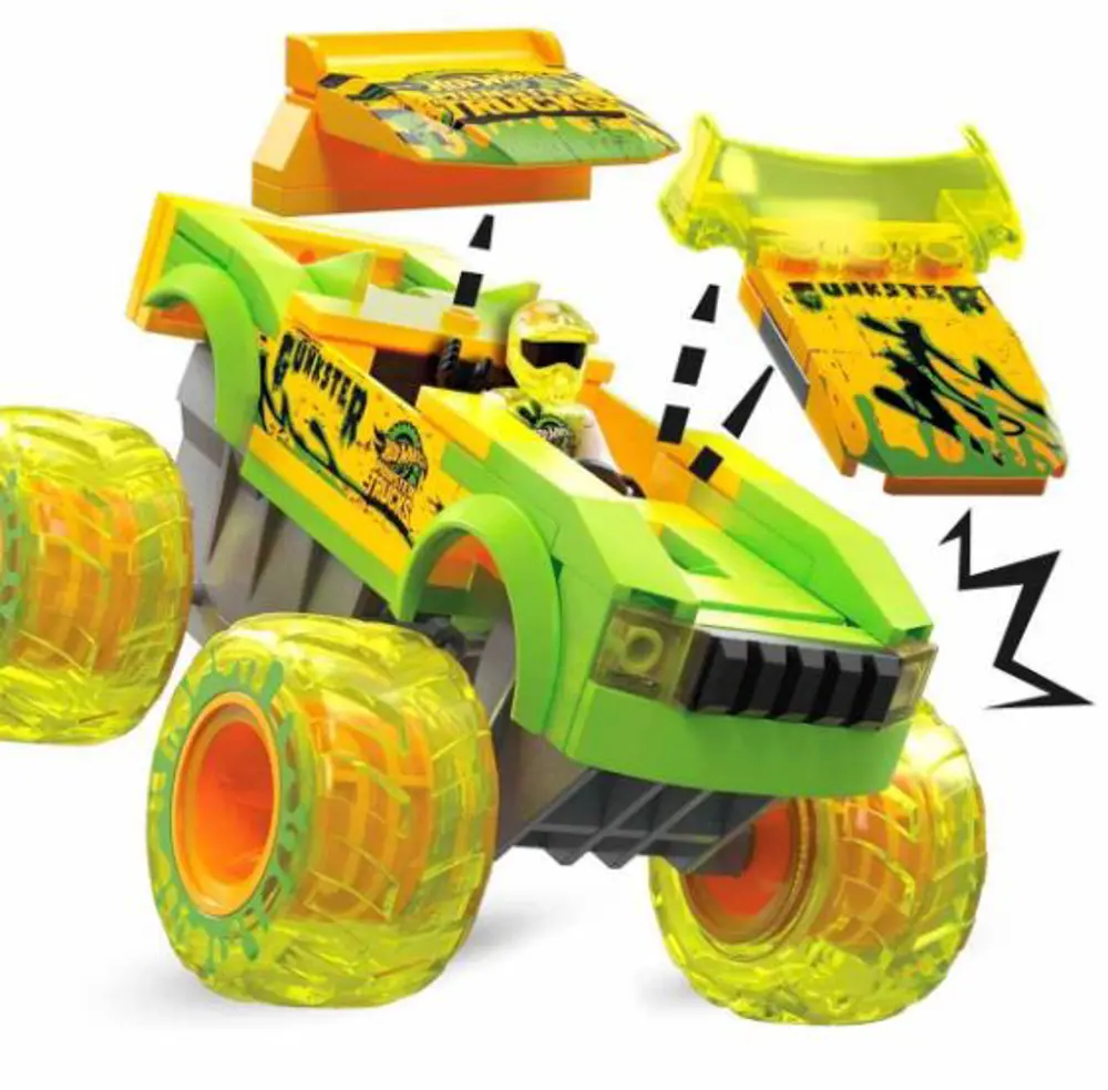 MATTEL MEGA HW HNG52 SMASH N CRASH GUNKSTER-5