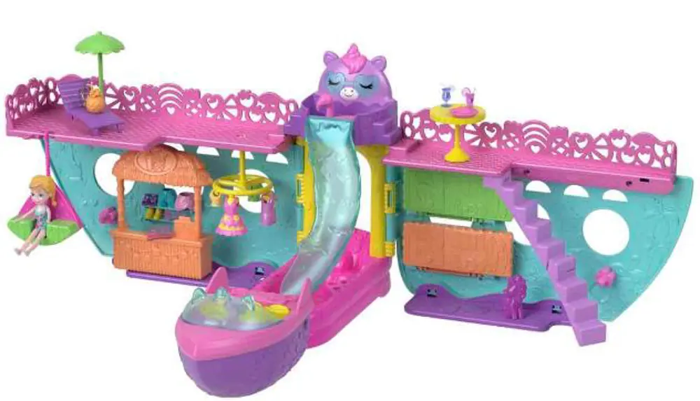 MATTEL POLLY POCKET HWP26 UNICORN BOT OYUN SETI-2