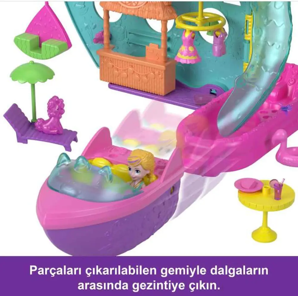 MATTEL POLLY POCKET HWP26 UNICORN BOT OYUN SETI-2