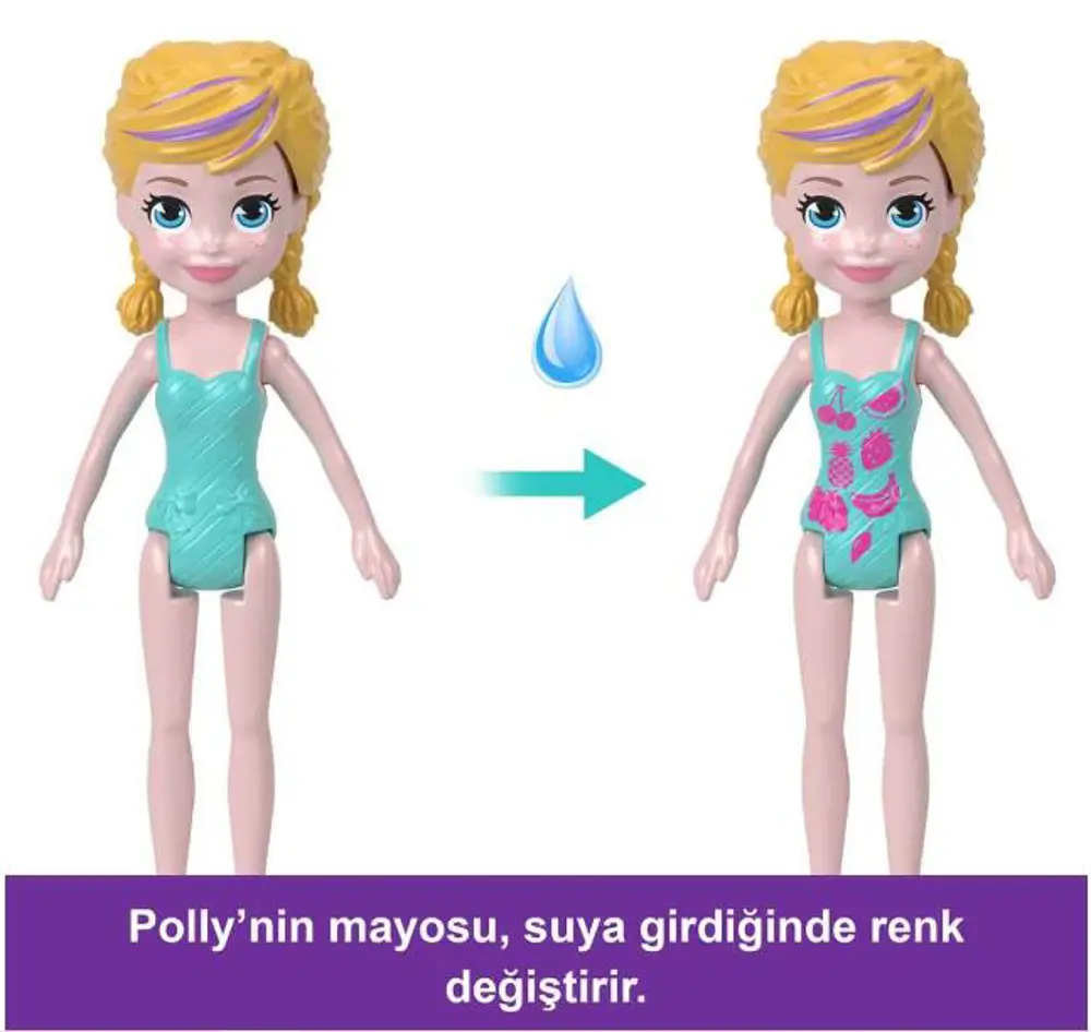 MATTEL POLLY POCKET HWP26 UNICORN BOT OYUN SETI-2