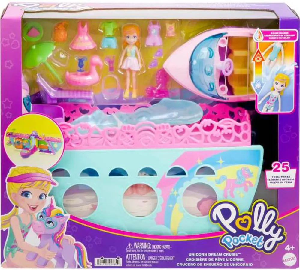 MATTEL POLLY POCKET HWP26 UNICORN BOT OYUN SETI-2
