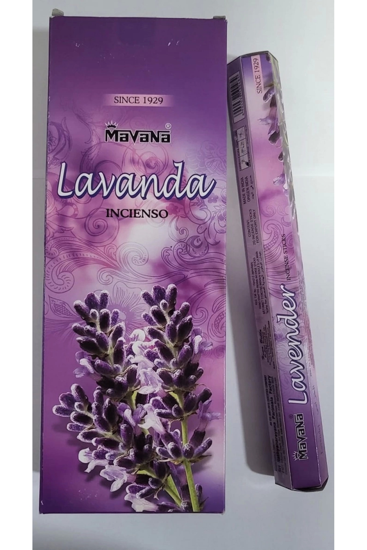 Mavana Lavanta Kokulu Tütsü 20 Çubuk