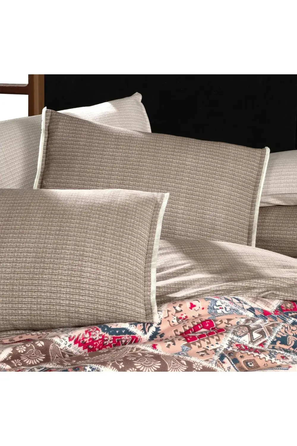 Mavera King Size (Battal Boy) %100 Pamuk Flanel (Pazen) Nevresim