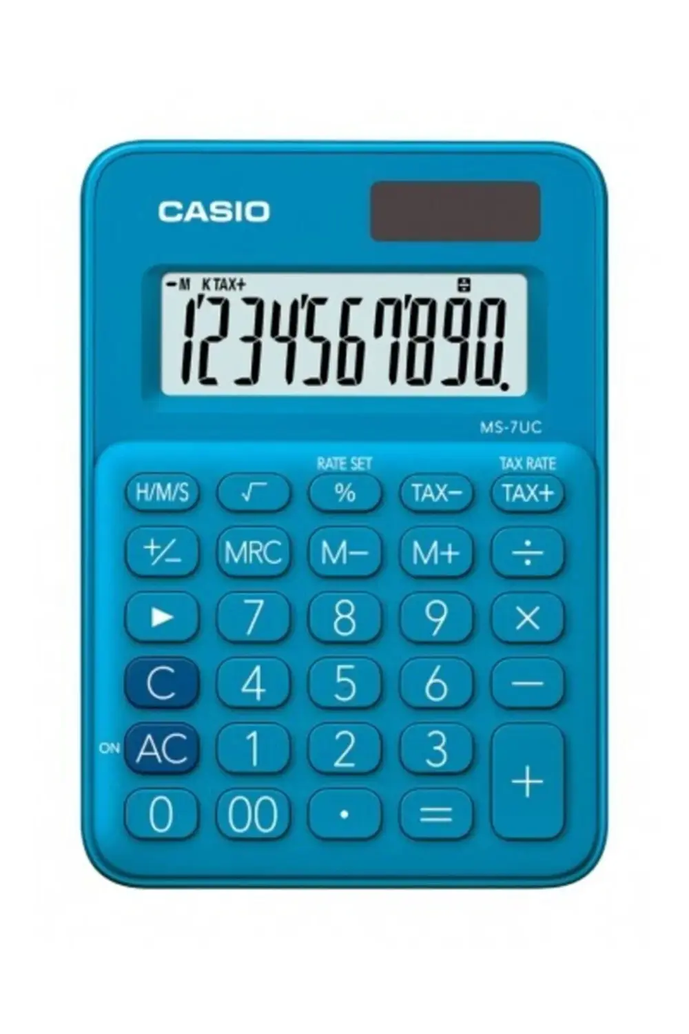 Mavi 10 Hane Masa Üstü Hesap Makinesi Ms-7uc-bu