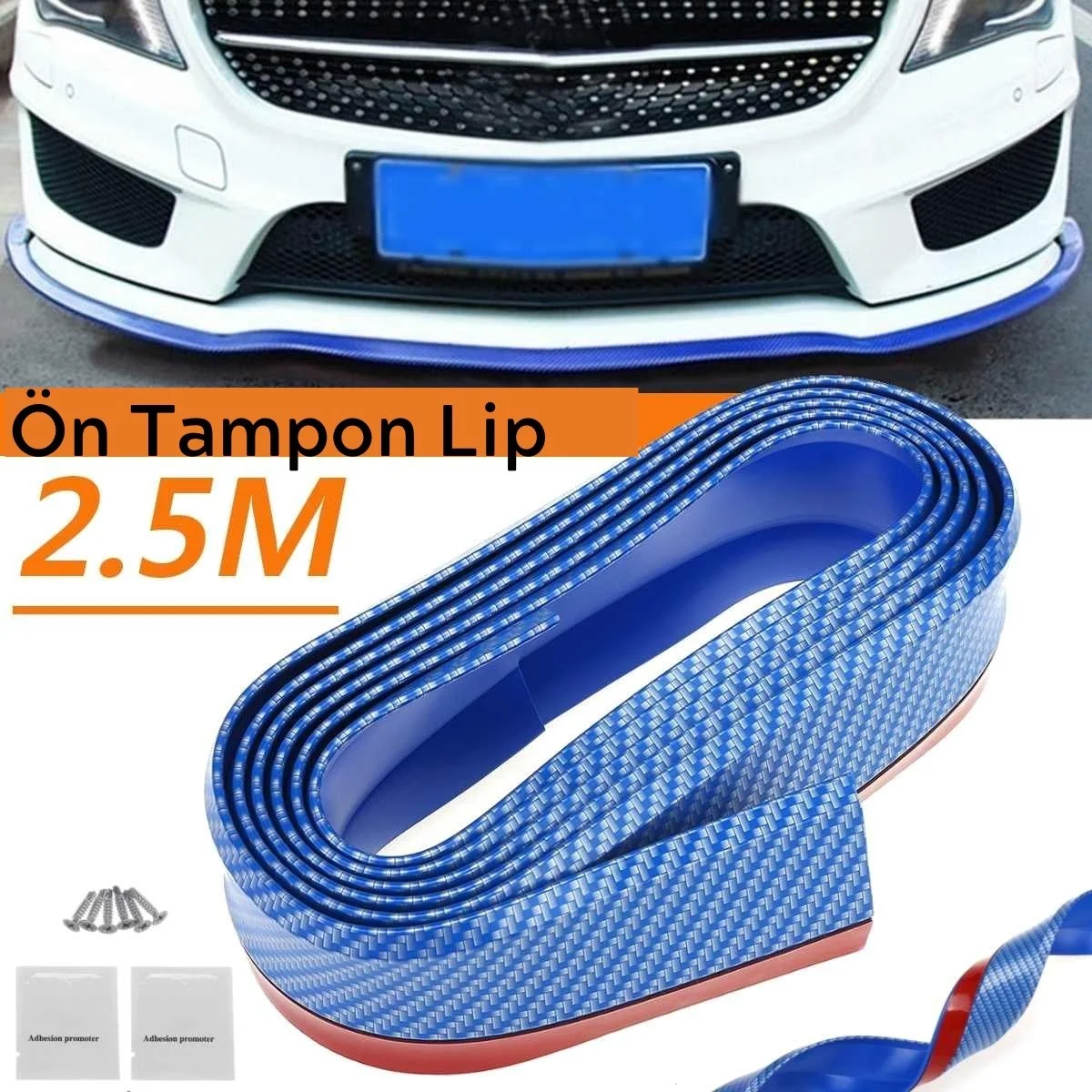 Mavi 2,5 Metre Araba Oto Ön Tampon Koruyucu Kauçuk Pratik Tampon Şerit Bant Döşeme Kiti Bx40 Fiyatı, Yorumları ve Özellikleri